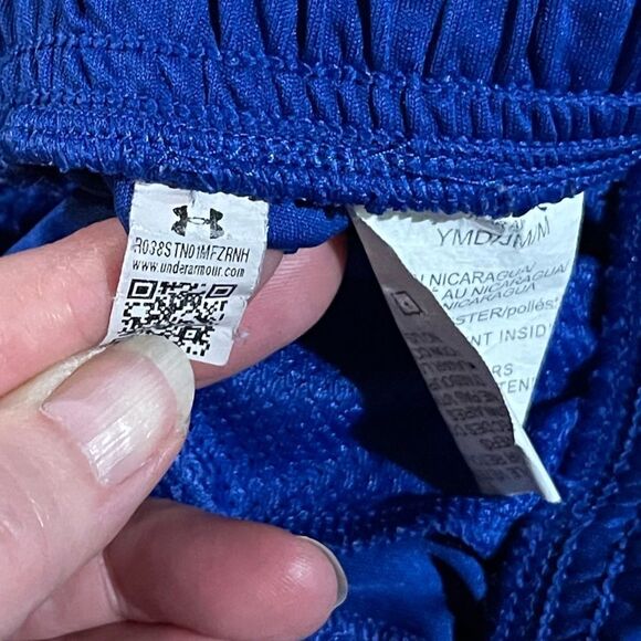 Under Armour Youth Boys Heat Gear Shorts Size Med Blue NWT - Picture 10 of 12